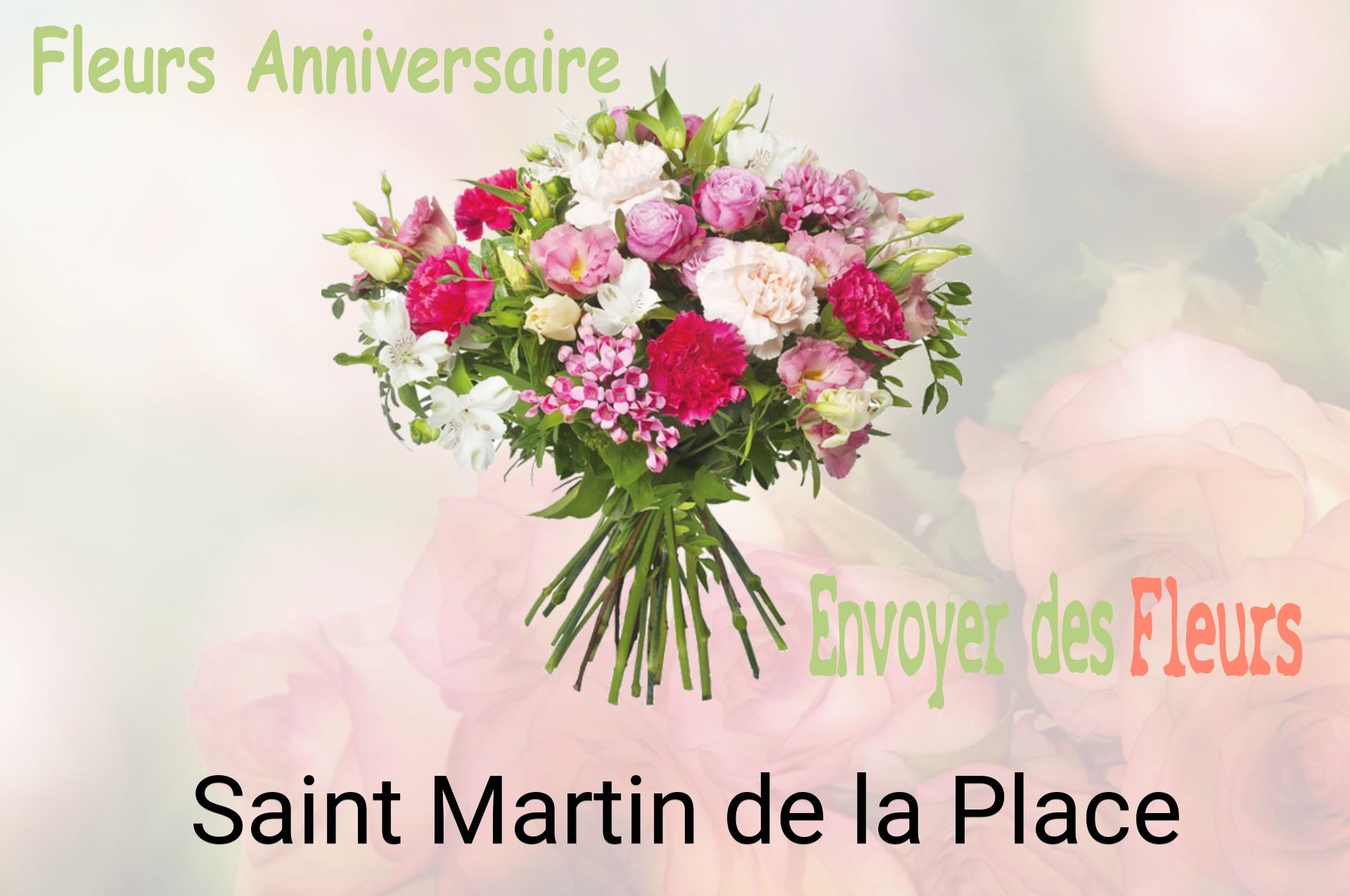 Bouquet de fleurs d’anniversaire livré à Saint-Martin-de-la-Place