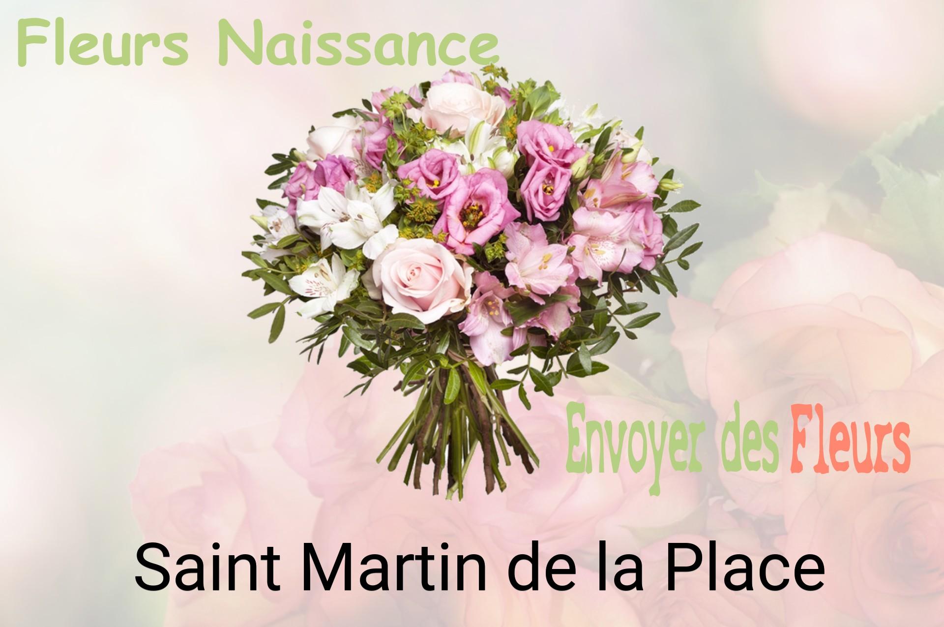 Bouquet de fleurs de naissance livré à Saint-Martin-de-la-Place